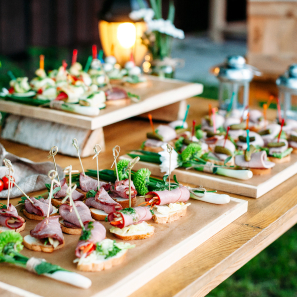 Entrées pour repas de mariage, réceptions à Thouars (79)